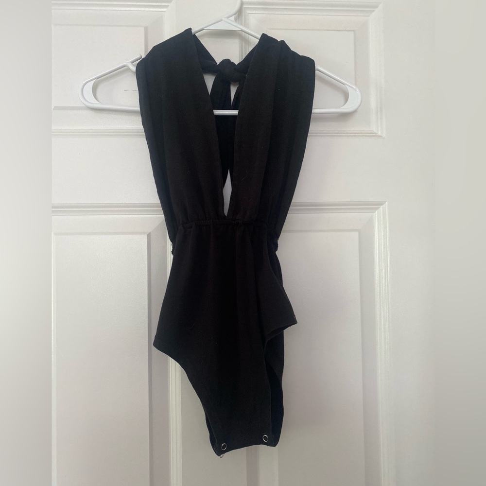 Sexy black bodysuit